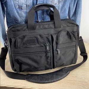 Tumi Ballistic Nylon Expandable Briefcase BIN 11